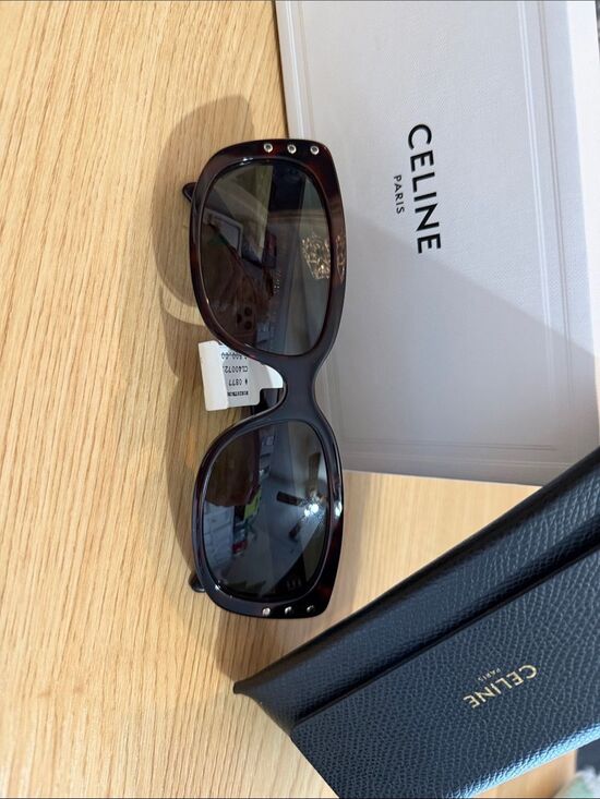 CELINE Paris CL40072I 01A Sunglasses turquoise New in Box $500